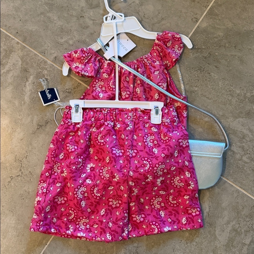 btween Pink Floral Top and Skirt Outfit - Picture 5 of 5